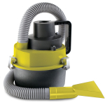 Aspirator Auto 12v Rotund Turbo Verde pentru Murdarie Umeda si Uscata