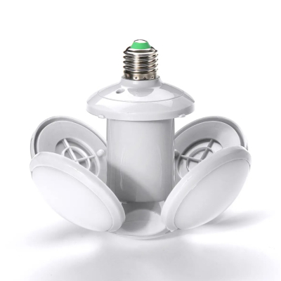 Bec LED Minge de Fotbal 40W Pliabil Ajustabil  4 extensii  ALB