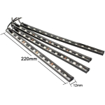 Benzi Ambientale 12LED Auto 8 Culori Telecomanda  