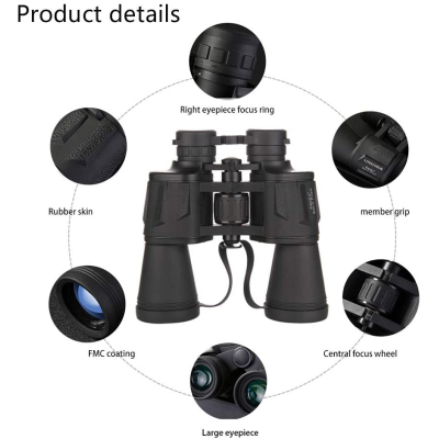 Binoclu Landview Field 8.2 20X50 56m/1000m cauciucat
