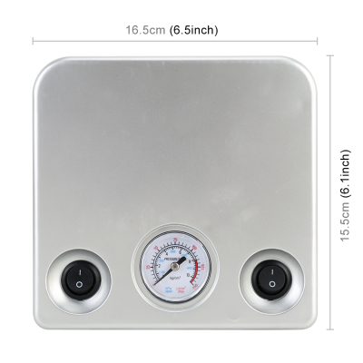 Compresor Auto AC595 12V 80PSI  Argintiu Patrat