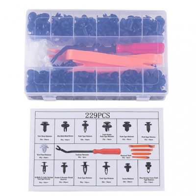 Cutie 229PCS Cleme Fixare Universale Plastic