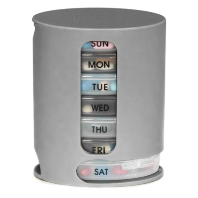 Cutie GRI PILL PRO distribuitor pentru medicamente pe zile