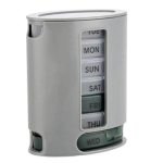 Cutie GRI PILL PRO distribuitor pentru medicamente pe zile 