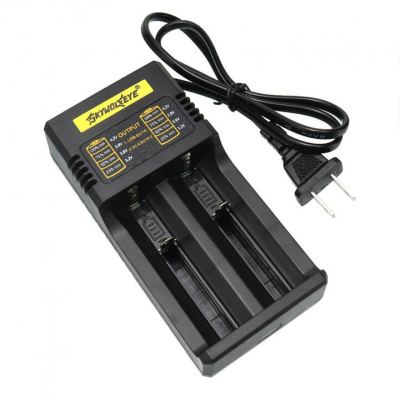 Incarcator Acumulatori 18650 MS-282AX 4.2V Li-Ion cu 2 Porturi la Priza 220V