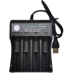 Incarcator MS-5D84A4 Acumulatori 4.2V Li-Ion 18650 cu 4 Porturi la USB XL