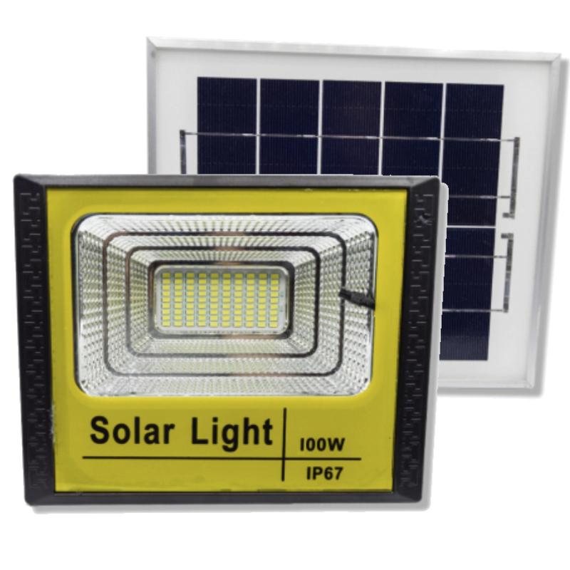 Kit Proiector TAI 200W 120LED cu Panou Solar Si Telecomanda