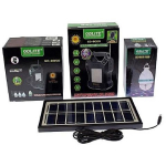 Kit solar portabil Gdlite GD-1000A USB bluetooth radio FM MP3 4 becuri incluse MIH