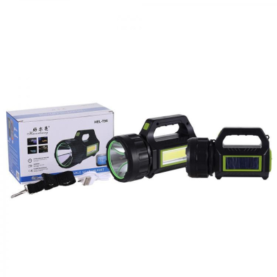 Lanterna de Mana HEL T95 cu Incarcare Solara 10W  LED COB