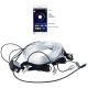 Lumini Ambientale Auto Bluetooth cu LED 6M Fibra Optica 5 Capete Controlabile cu Aplicatie Lotus Lantern