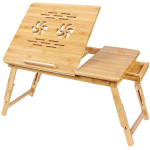 Masa pliabila din BAMBUS pentru laptop cu design Ergonomic