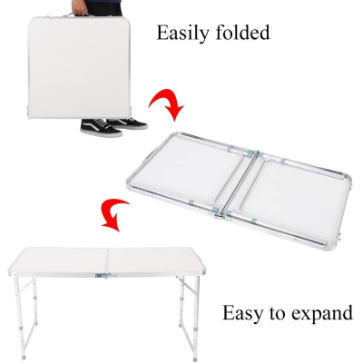 Masa Pliabila Portabila 120 x 60 x 70/62/55 cm