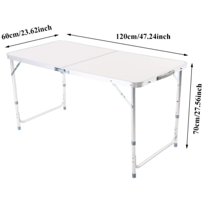 Masa Pliabila Portabila 120 x 60 x 70/62/55 cm cu 4 scaune