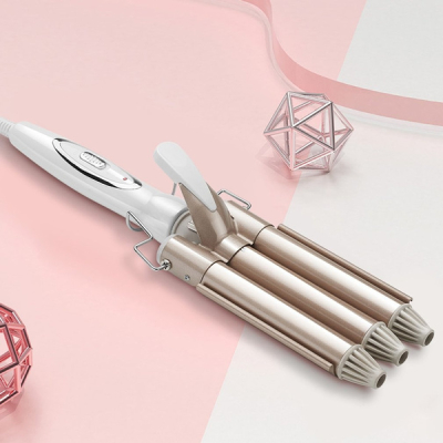 Ondulator pentru Par in Valuri 3 Tuburi Ceramice