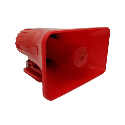 Portavoce-megafon auto 12V cu inregistrare si slot USB 40W  Rosie Dreptunghiulara