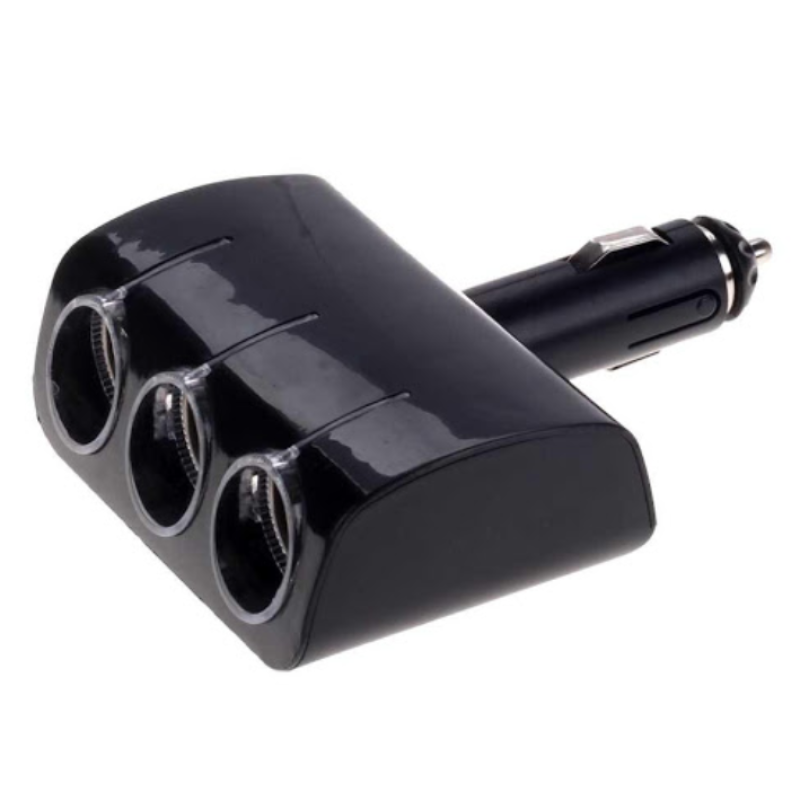 Priza auto 12V Olesson 1520 cu 3 intrari 120W negru