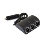 Priza auto cu 5 intrari NEON buton On/OFF 120W OLESON 1506