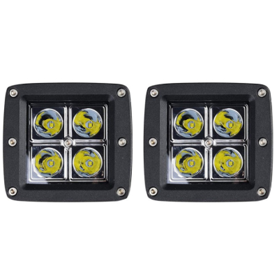 Proiector Offroad CREED, LED, 16W, 4LED, Patrat