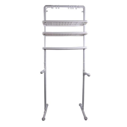 Raft Multifunctional pentru Baie YLT-0418 104 x 43 x 162 cm 3 Rafturi Alb