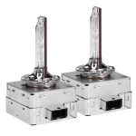 Set 2 becuri Xenon D1R White auto pentru far suport metalic 35W 6000K