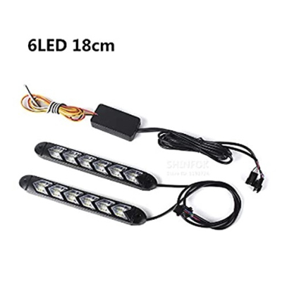 Set 2 Benzi LED SAGEATA DRL 24 cm - 9 module
