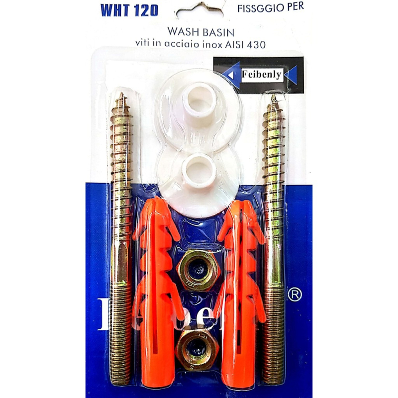 Set 2 Dibluri cu Prezoane pentru Montare Bazin Lavoar Boiler