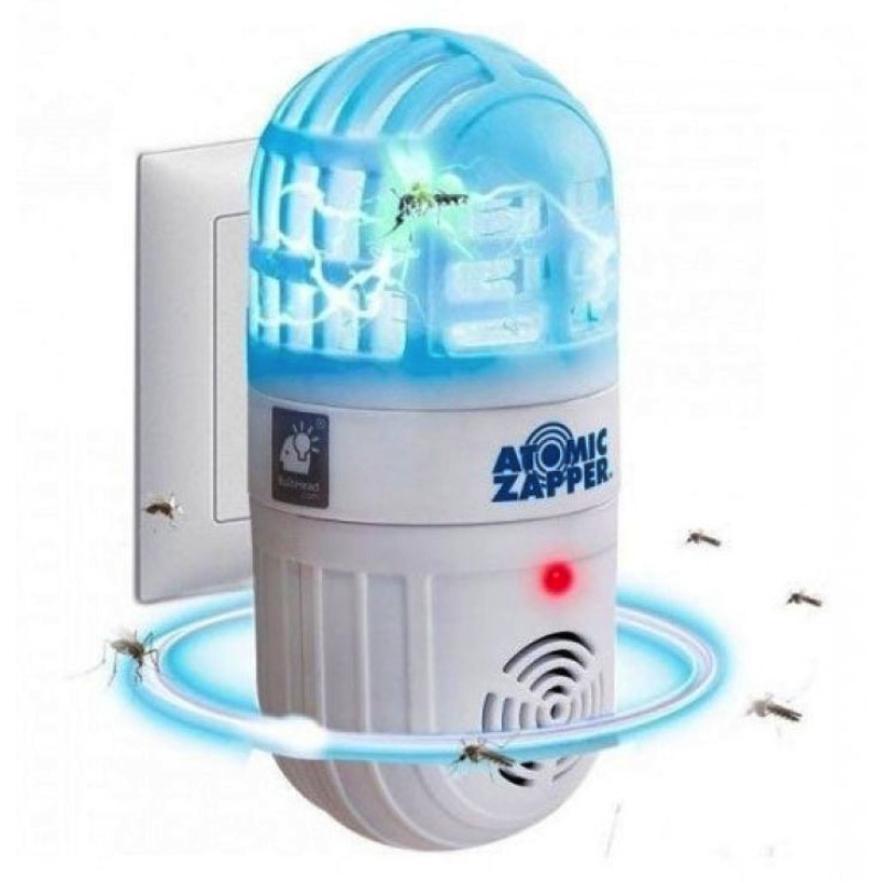 Set 2 Dispozitiv la Priza 220V Anti Insecte cu Ultrasunete Atomic Zabber