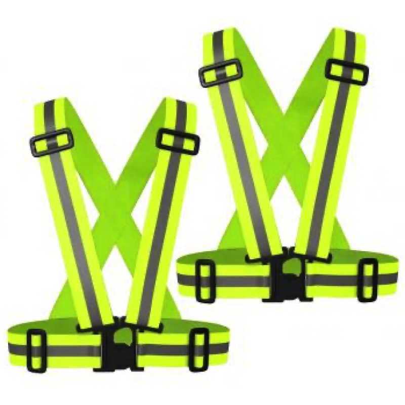 Set 2 Ham REFLECTORIZANT Reglabil Elastic Universal