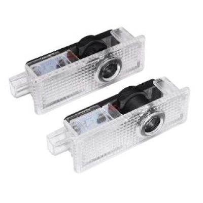 Set 2 Holograme LED cu LOGO AUDI pentru Portiere