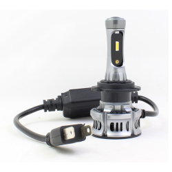 Set 2 Lampi XT7 LED H4 Canbus 2 FAZE + pozitie Albastra