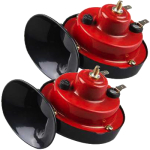 Set 2 X Claxon ROSU 12V Auto universal  