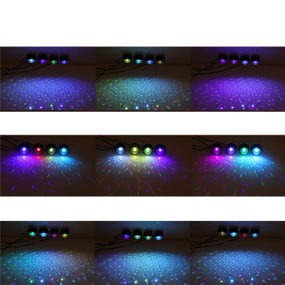 Set 4 Lumini Interior Auto A10 USB LED RGB Star Light