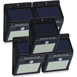 Set 5 Lampi Solare BRIGHT 30 LED cu Senzor de Miscare si Lumina 1 Mod ILUMINARE