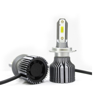 Set de 2 Lampi T3 H7 LED Auto cu o faza temperatura 6500K putere 36W 3800LM