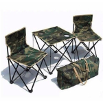 Set masa si 2 scaune pentru camping
