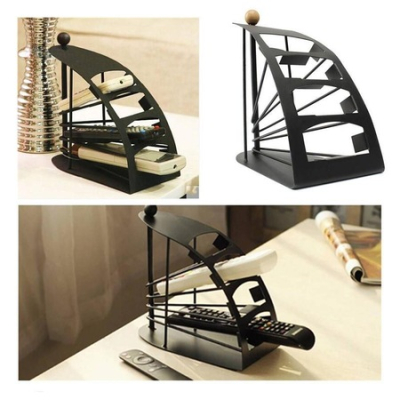 Suport cu 4 rafturi pentru telecomenzi 20x11x20cm