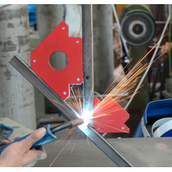 Suport magnetic pentru sudură în unghi roșu 3”