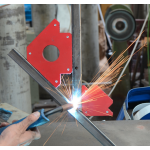 UB Suport magnetic pentru sudură în unghi roșu 4”