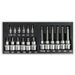 Trusa Capete Surubelnita Torx 18 Buc cu Dimensiuni Diferite