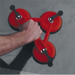 Ventuza tripla pentru montat parbrize