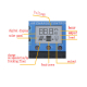 Regulator-controler solar PWM 20A 12V/24V 2 X USB si LCD XL