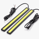 UB Set 2 benzi DRL auto albe LED COB puternic