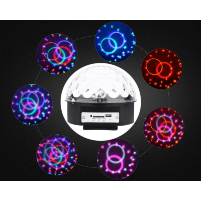 Glob Disco Cu Boxa Laser Club Cu Telecomanda, Bluetooth, Redare Audio Mp3