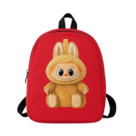 Ghiozdanel pentru copii cu un compartiment ROSU