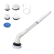 Perie electrica de curatare 5 capete interschimbabile alb 50cm