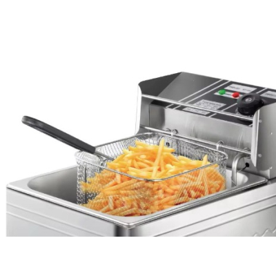 Friteuza electrica putere 2500W capacitate 6L otel inoxidabil