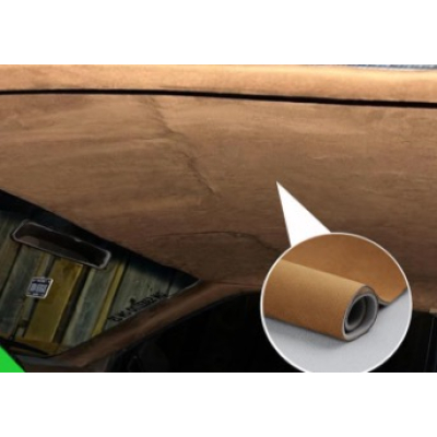 Sul piele sintetica tip Alcantara 0.75 x 2.5m MARO DESCHIS tapiterii capitonaje auto