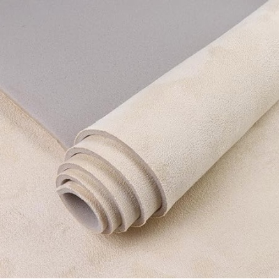 Sul piele sintetica tip Alcantara 0.75 x 2.5m CREM IVORY tapiterii capitonaje auto
