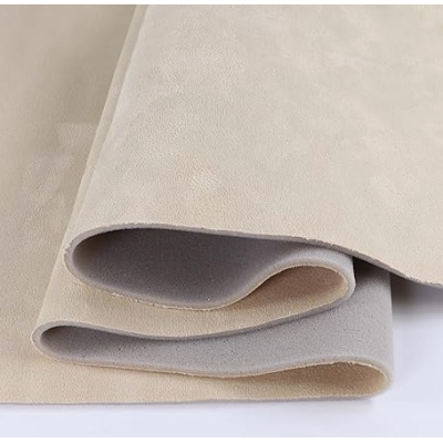 Sul piele sintetica tip Alcantara 0.75 x 2.5m CREM IVORY tapiterii capitonaje auto