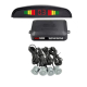 Set 4 Senzori de parcare auto afisaj LED GRI